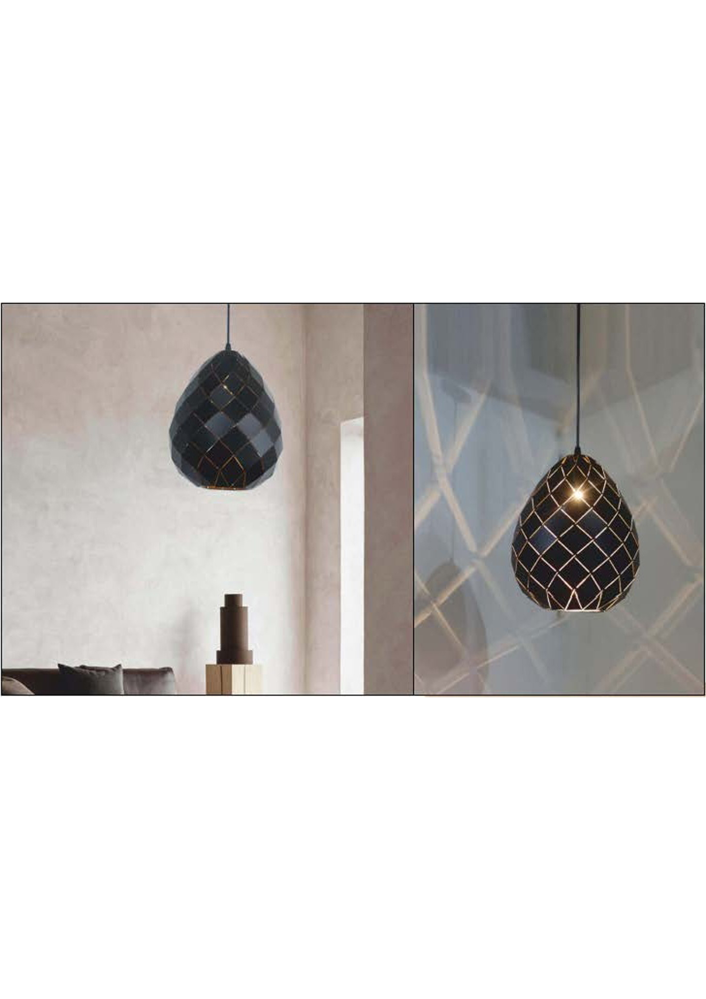 Beyond Lights - Black Pendant Lamp- GL